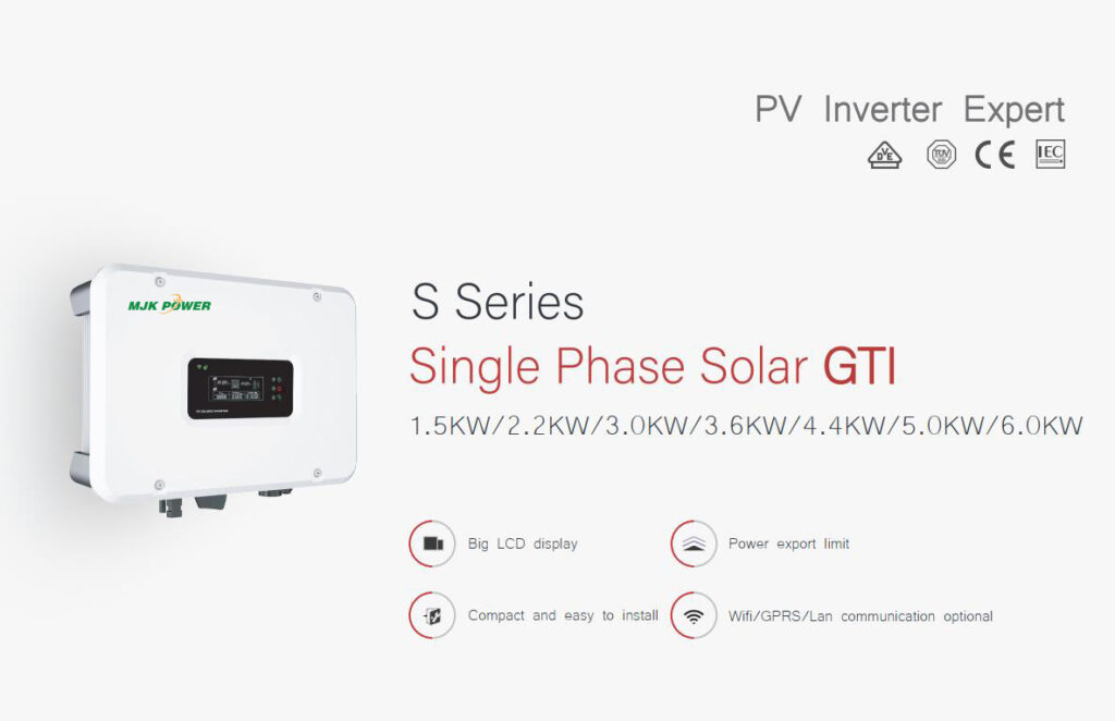 Single Phase Solar Grid Tied Inverter - MJK Power- China PV Module ...